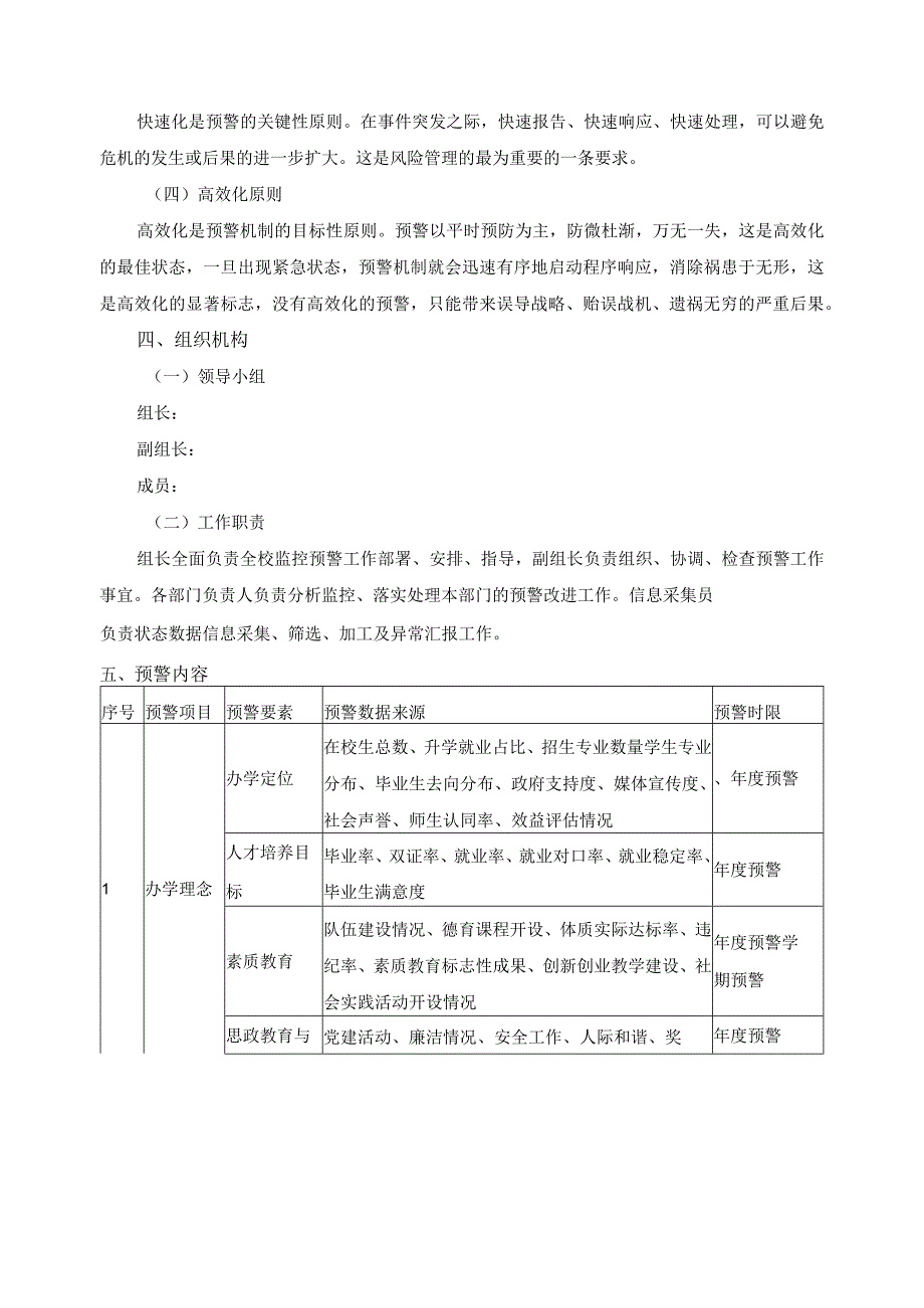 内部质量保证体系监控与预警制度.docx_第2页